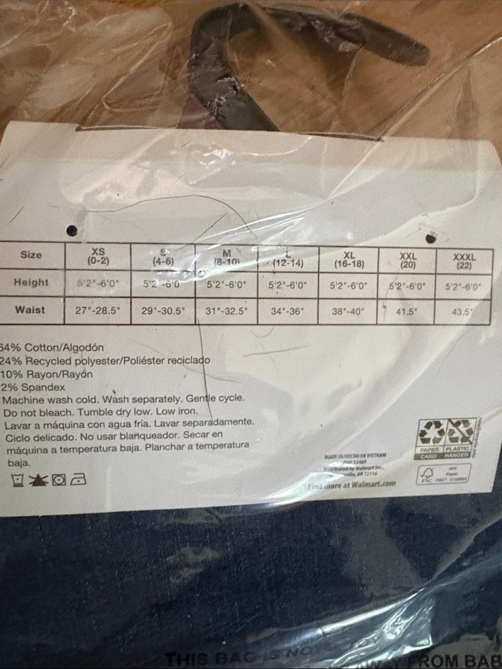 5/$30 Bundle Time and Tru Straight Light Blue Denim Jeggings NWT SMALL (4-6) - Picture 14 of 14